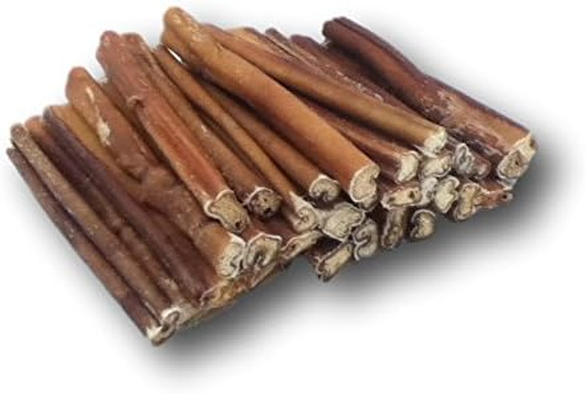 6” Bully Sticks –100% Natural, Grass-Fed Beef from Free-Ranging Cattle, 25 Pack, Long Lasting Dog Treats. Ideal for Chewing, Healthy Teeth & Gums