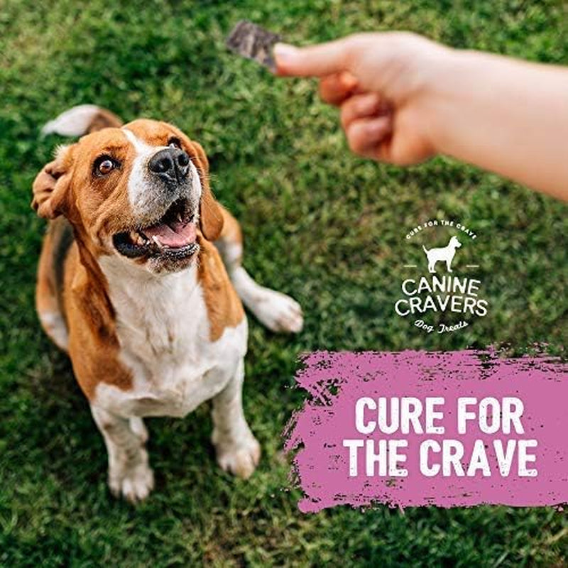 Canine Cravers Single Ingredient Dog Treats – Pork Thin Tenders - Human Grade Air Dried Hypoallergenic Pet Food – Grain, Gluten, and Soy Free – 100% All Natural - 5.3 Oz