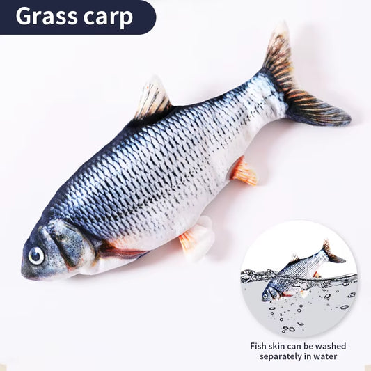 Simulation Fish Electric Swinging Fish Jumping Fish Carp Pet Cat Toys Jumping Fish Pet Supplies