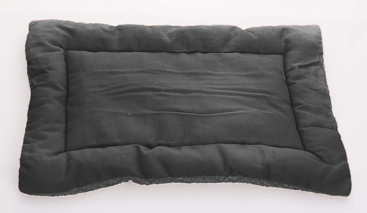 Crate Pad Comfy Cushion Ultra Soft Breathable Puppy Bed Crate Mat - Safe Bed for Dogs, Cats - Lightweight Nap Pad for Dog Kennels and Pet Carriers - 20" Length - Grey