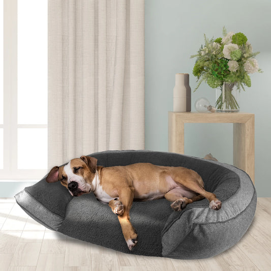 Arlee Step in Orthopedic Chew Resistant Eco-Friendly Memory Foam Pet Bed