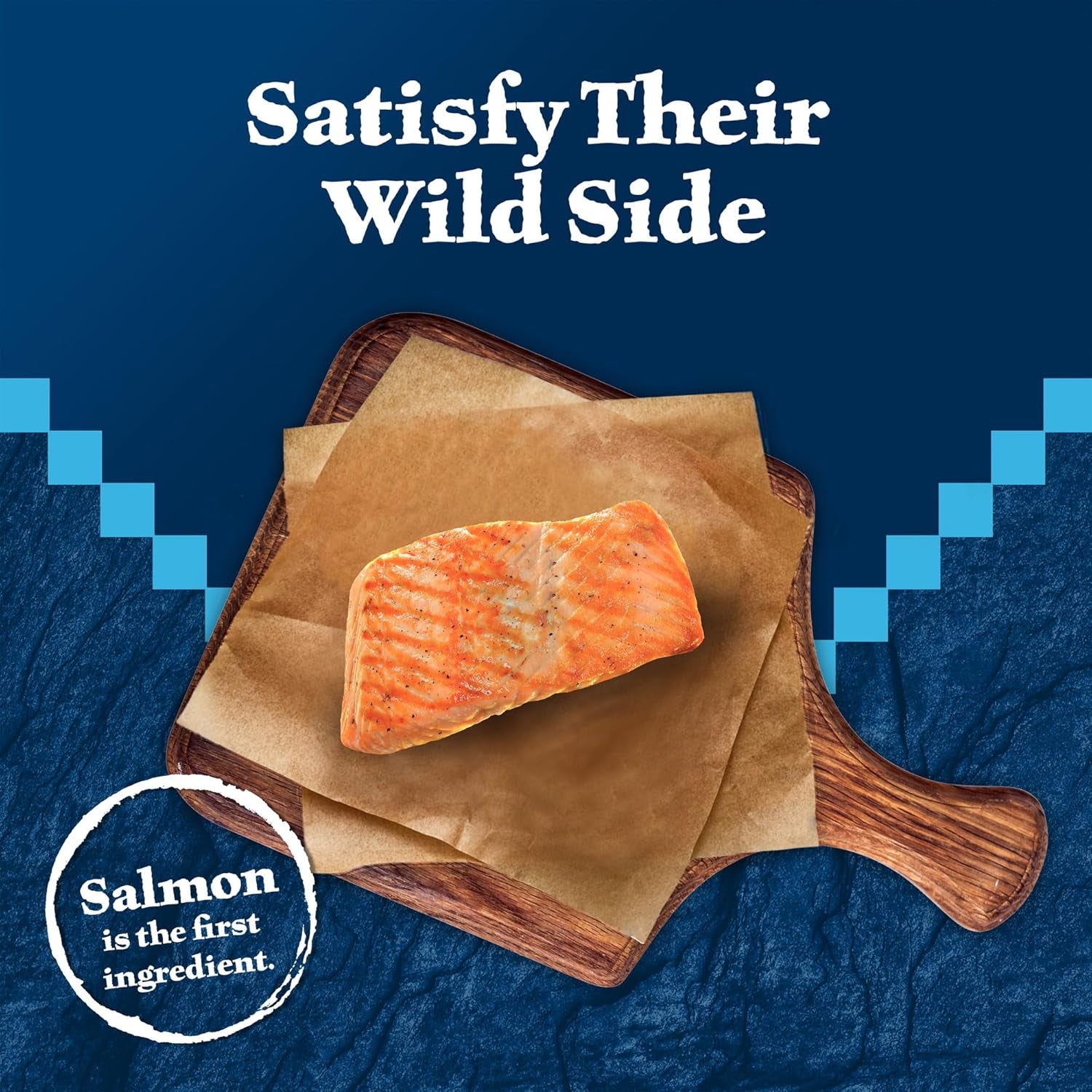 Wilderness High Protein Crunchy Cat Treats, Made with Natural Ingredients, Tasty Salmon Flavor, 2-Oz Bag (Pack of 12)