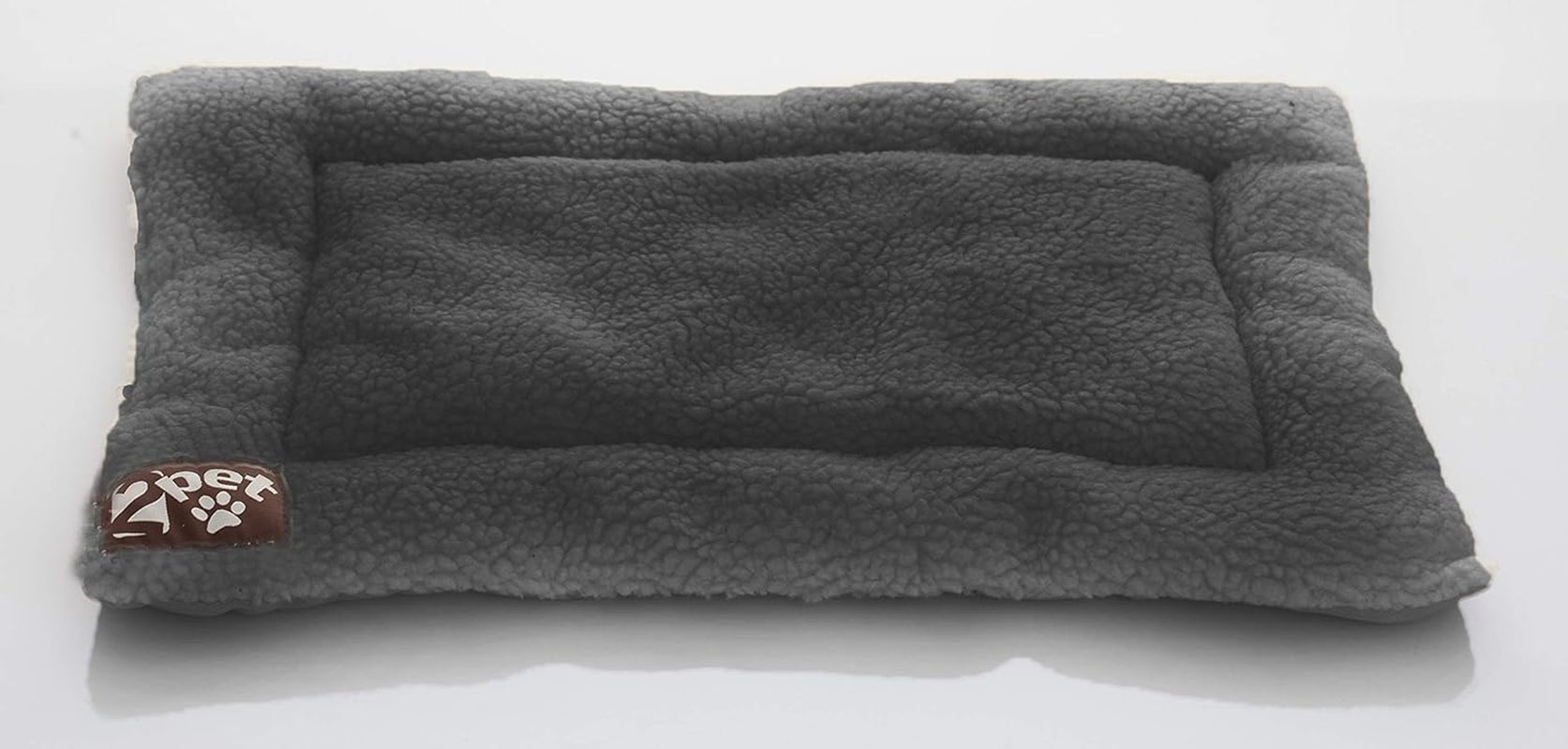 Crate Pad Comfy Cushion Ultra Soft Breathable Puppy Bed Crate Mat - Safe Bed for Dogs, Cats - Lightweight Nap Pad for Dog Kennels and Pet Carriers - 20" Length - Grey