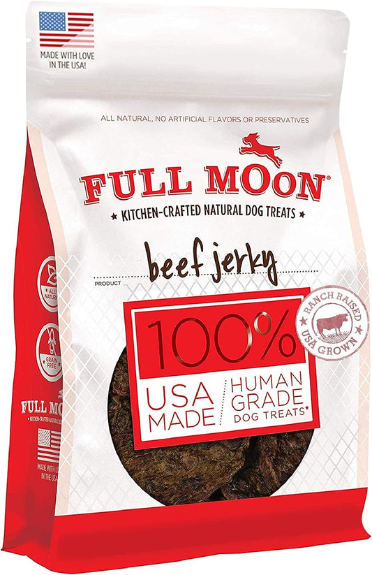 Beef Jerky Healthy All Natural Dog Treats Human Grade Made in USA Grain Free 11