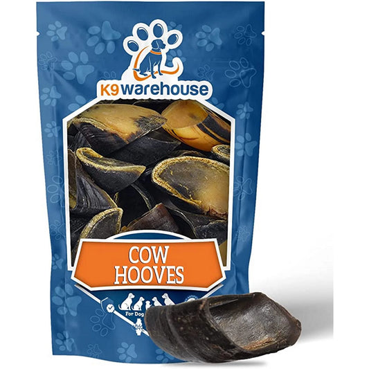 - High-Quality Beef Dog Treats Cow Hooves Dog Chews - 3-4 Inch (12 Count, 20-65G) - All Natural Chews - Odor-Free & Rawhide-Free - Ideal for All Breeds & Puppies - Promotes Dental Health